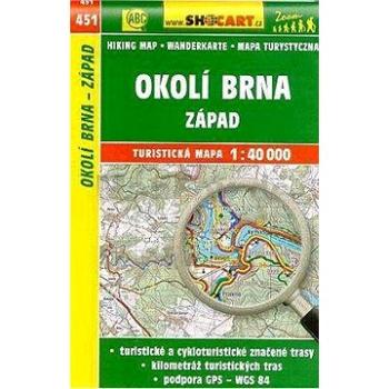 Okolí Brna západ 1:40 000: SC 451 (978-80-7224-729-5)