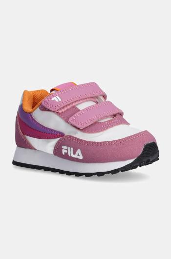 Dětské sneakers boty Fila ORBIT REVOLUTION velcro fialová barva, FFK0222