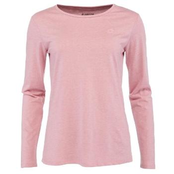 Lotto MSC LONG SLEEVE TEE Dámské tričko s dlouhým rukávem, růžová, velikost