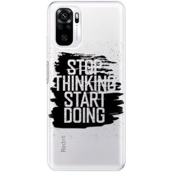 iSaprio Start Doing - black pro Xiaomi Redmi Note 10 / Note 10S (stadob-TPU3-RmiN10s)