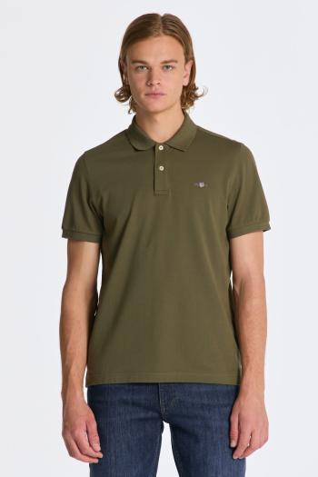 POLOKOŠILE GANT REG SHIELD SS PIQUE POLO JUNIPER GREEN