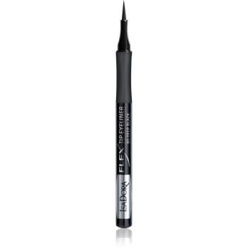 IsaDora Flex dlouhotrvající oční linky ve fixu odstín 80 Deep Black 1 ml