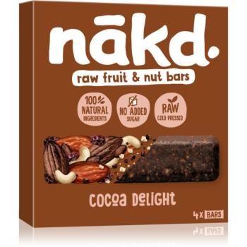 nākd. Cocoa Delight ovocná tyčinka s kakaem 4x35 g