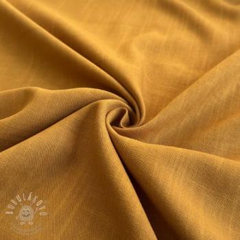 Viszkóz lenvászonnal PREMIUM ochre
