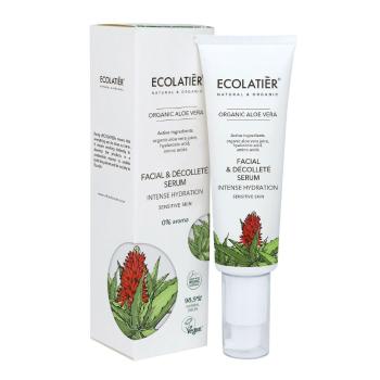 Sérum na obličej a dekolt s intenzivní hydratací Organic Aloe Vera - 50 ml - Ecolatier