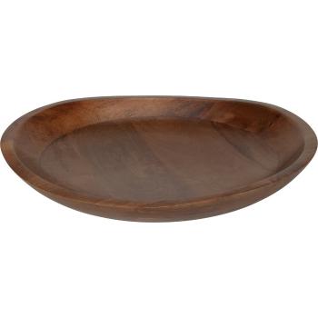 Kasai mangófából készült tál, átmérő 35 cm , 35 cm átmérőjű