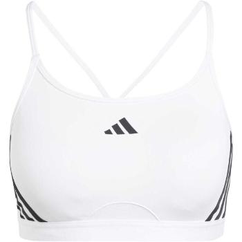 adidas AEROREACT TRAINING LIGHT-SUPPORT 3-STRIPES BRA Dámská sportovní podprsenka, bílá, velikost