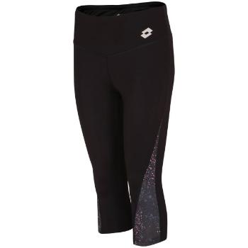 Lotto RUN FIT II LEGGINGS Dámské tříčtvrteční legíny, černá, velikost