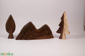 Fás kirakó, fa építő