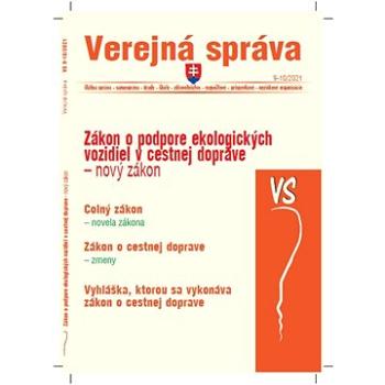 VS 9-10/2021 – Colný zákon a zákon o cestnej doprave