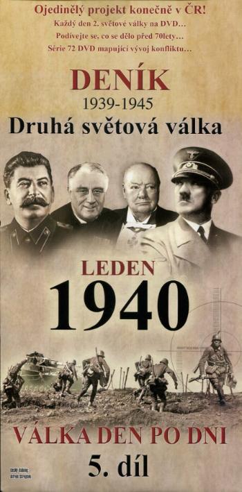 Deník 2. světové války (5. díl) - leden 1940 (DVD) (papírový obal)