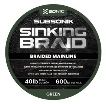 Sonik Šňůra Subsonik Sinking Braid 0,20mm 40lb 600m