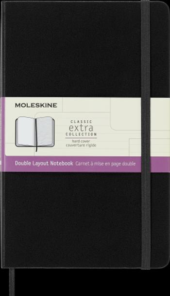 Moleskine Zápisník černý L, tvrdý linkovaný-čistý