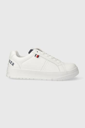 Dětské sneakers boty Tommy Hilfiger bílá barva