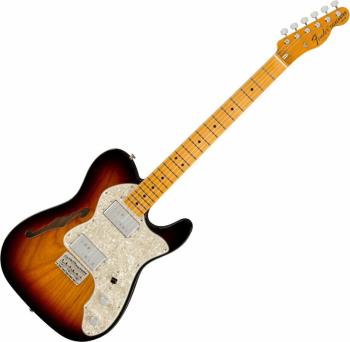 Fender American Vintage II 1972 Telecaster Thinline MN 3-Color Sunburst Elektrická kytara