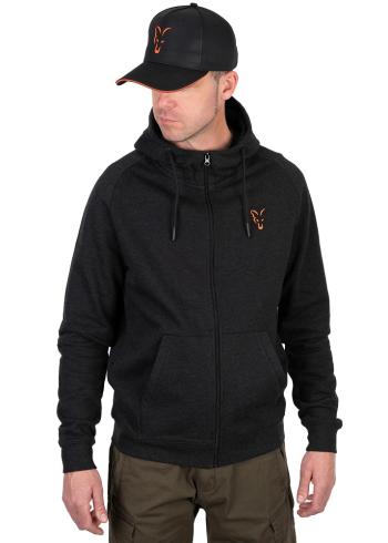 Fox mikina collection lightweight hoodie orange black - xl