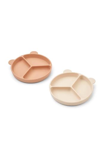 Sada talířů Liewood Stacy Divider Suction Plate 2-pack LW15122