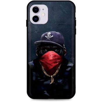 TopQ iPhone 11 silikon Monkey Gangster 48928 (Sun-48928)