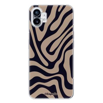 Odolné silikonové pouzdro iSaprio - Zebra Black - Nothing Phone (1)