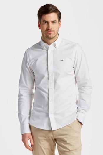 KOŠILE GANT SLIM OXFORD STRETCH SHIRT WHITE