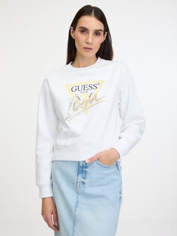 Guess Icon Sweatshirt Mikina Bílá