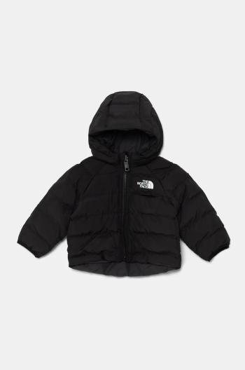 Kojenecká bunda The North Face BABREVERSIBLE PERRITO HOODED JACKET černá barva, NF0A88W3JK31