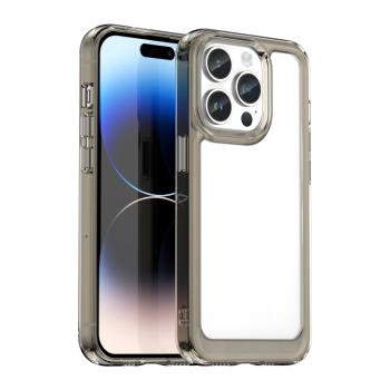 CRYSTAL Ochranný kryt Apple iPhone 15 Pro Max šedý