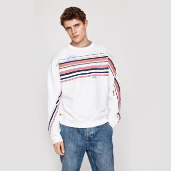 Pepe Jeans pánská bílá mikina Tiptin - L (801)