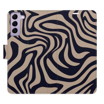 Flipové pouzdro iSaprio - Zebra Black 02 - Samsung Galaxy S22 5G