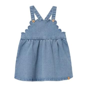 Medium Šaty s náprsenkou Lil'Atelier Nbfokaja Blue Denim