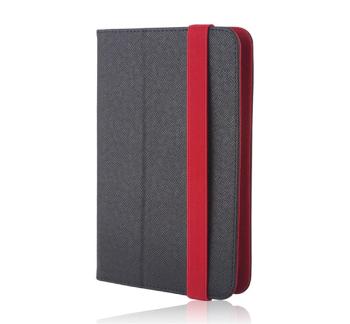 Univerzális tablet tok 9-10 col tablethez, fekete/piros