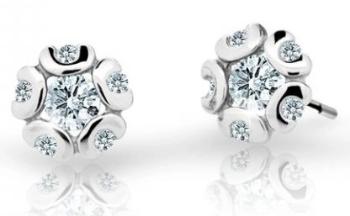 Cutie Jewellery Dětské náušnice z bílého zlata C2178-30-X-2 bílá