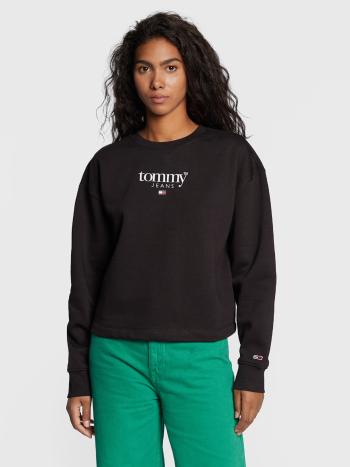 Tommy Jeans dámská černá mikina - XL (BDS)