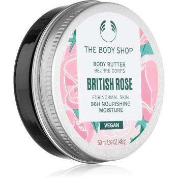 The Body Shop British Rose Body Butter tělové máslo s vyživujícím účinkem 50 ml