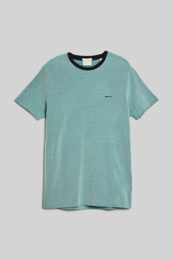 TRIČKO GANT 4-COL OXFORD SLIM SS T-SHIRT OCEAN TURQUOSIE