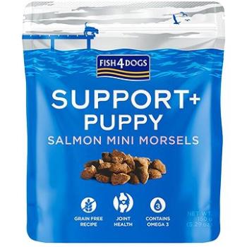 FISH4DOGS Pamlsky pro štěňátka na podporu zdraví kloubů s kousky lososa 150 g (5056008814274)