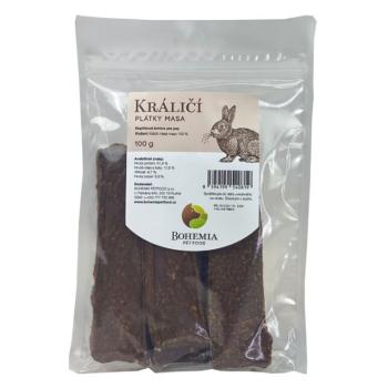 BOHEMIA PET FOOD Králičie plátky pre psov 100 g