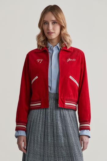 BUNDA GANT CORD VARSITY JACKET RUBY RED