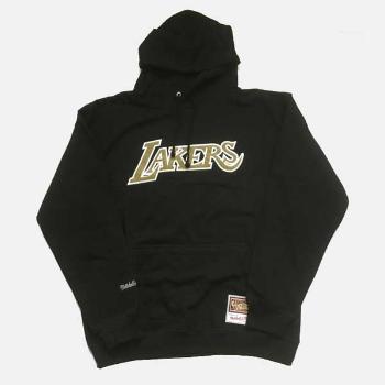 Mitchell & Ness sweatshirt Los Angeles Lakers NBA Gold Team Logo Hoody black - M