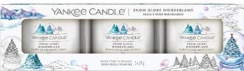 Ajándék szett YANKEE CANDLE hógömb Wonderland 3×37 g