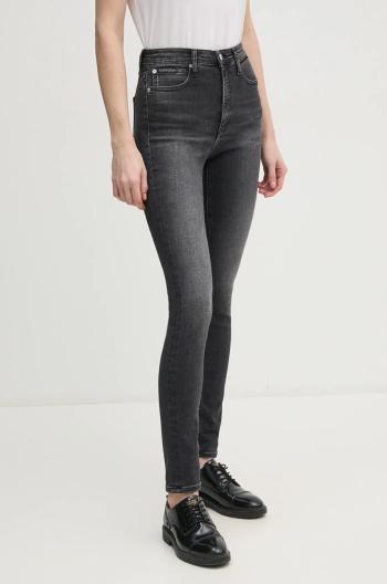 Džíny Calvin Klein Jeans dámské, černá barva, J20J224493