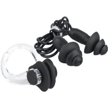 AQUOS EAR PLUG + NOSE CLIP SET Ucpávka uší a nosní svorka, černá, velikost