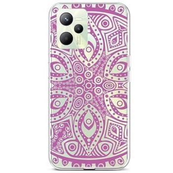 TopQ Kryt Realme C35 Violet Mandala 74601 (Sun-74601)