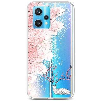 TopQ Kryt Realme 9 Pro+ silikon Blooming Deer 73267 (Sun-73267)