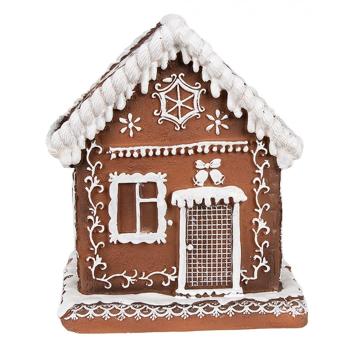 Vánoční perníková chaloupka s Led světýlky Gingerbread House - 13*13*15 cm / 3*AAA 6PR4346