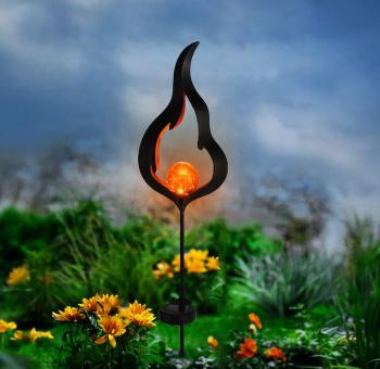Haushalt international Solární zahradní zápich Plamen