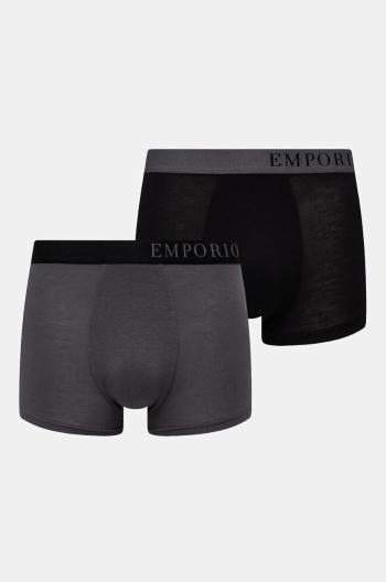 Boxerky Emporio Armani Underwear 2-pack pánské, černá barva, 111210 4F733