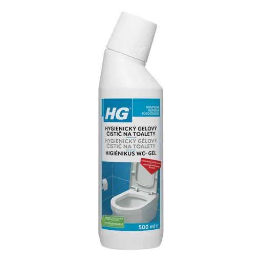 HG Hygienický gelový čistič na toalety 500 ml