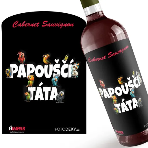 Víno Papouščí táta (Druh Vína: Červené víno)