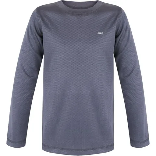 LOAP PIRRU Dětské triko, tmavě šedá, velikost 122-128